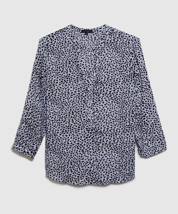 Blusa Con Estampado De Animal Print